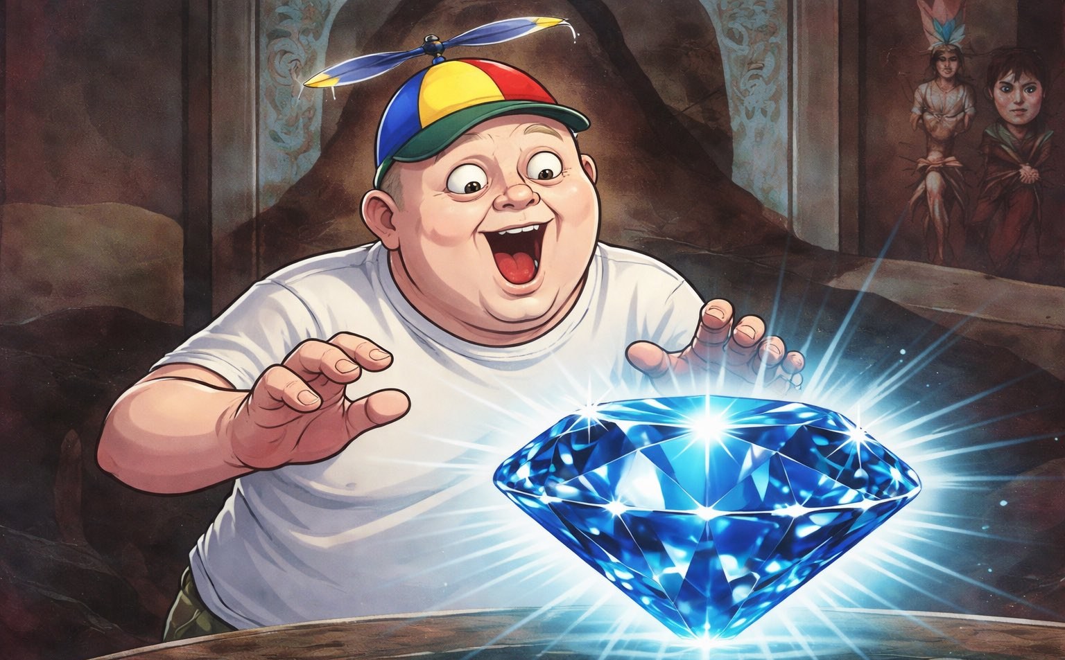 found the diamond. holding forever.